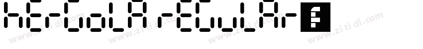 Hergola Regular字体字体转换